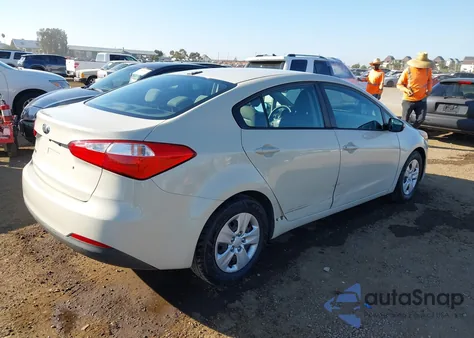 2015 Kia Forte Lx из США, поврежденный, VIN KNAFK4A64F5339089